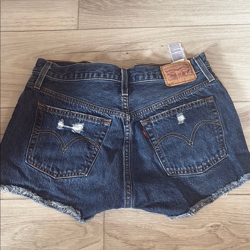 Levi's Women's Blue Denim Shorts